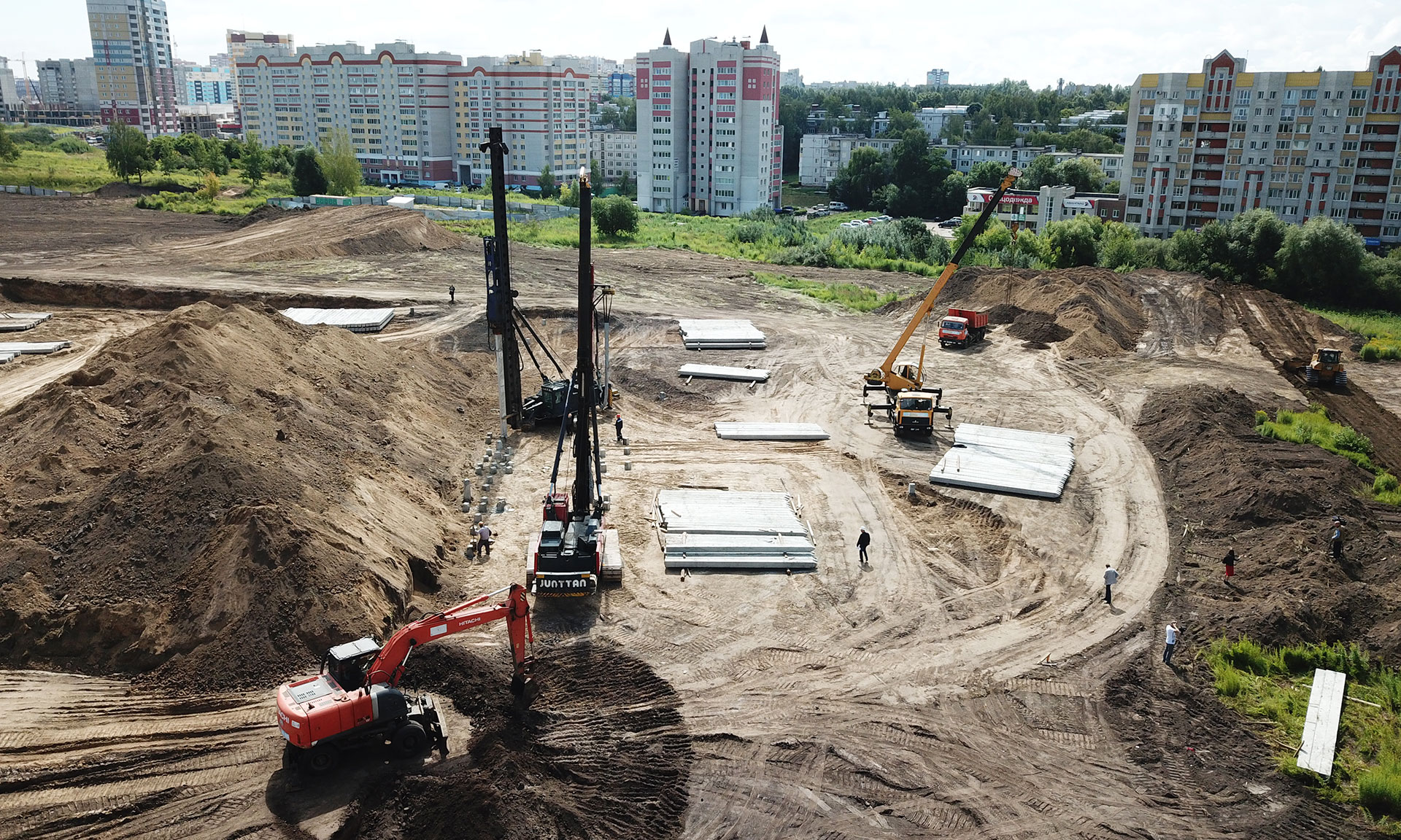 В Брянске начали строить Дворец единоборств - Дворец единоборств